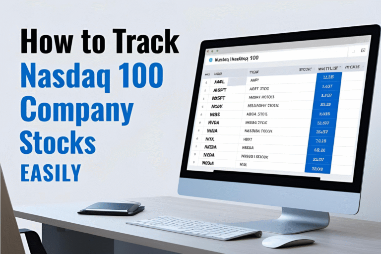 Track Nasdaq 100 company stocks